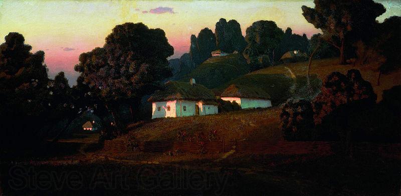 Archip Iwanowitsch Kuindshi Bevep he ykpauhe Spain oil painting art